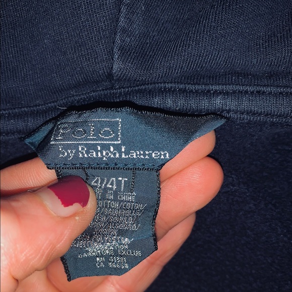 Polo Zip Up Hoodie Size 4T GUC - Picture 2 of 5